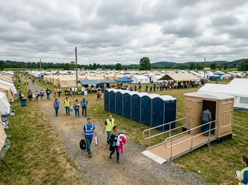 disaster-relief-camp-restrooms-010 — frequently asked questions, Dumpster & Portable Bathrooms Rental in Riverdale Park, MD